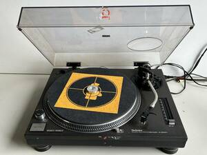 ⑤j555◆Technics テクニクス◆ターンテーブル SL-1200MK3 レコードプレーヤー ダイレクトドライブ SHURE M44G オーディオ 通電OK