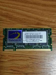 ノート用メモリ128MB DDR266(PC2100) M2G3H04D-TT 128MB TwinMOS