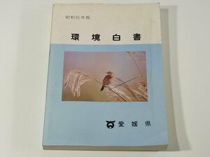 昭和55年版 環境白書 愛媛県生活環境部公害課 1980 愛媛の公害 環境行政 大気汚染 水質汚濁 騒音 振動 悪臭 廃棄物 環境放射能 ほか