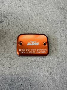 未使用　KTM PowerParts　ブレーキフルードレザーバーカバー　BRAKE FLUID RESERVOIR COVER