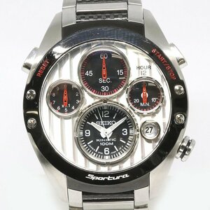 OH済！ SEIKO セイコー スポーチュラ 2007年 ホンダレーシングF1 750本限定 9T82-0AH0 SLQ023J1 （質屋 藤千商店）