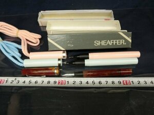 L6130 SHEAFFER ボールペン 万年筆 セルロイド 筆記用具 紙箱