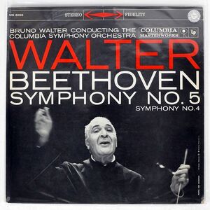 米 ワルター/ベートーヴェン：交響曲第5番/COLUMBIA MASTERWORKS MS6055 LP