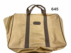 Mロゴ 合成皮革 鞄 ボストンバッグ 旅行 ビッグサイズ 大きい カバン ブラウン系 No.645