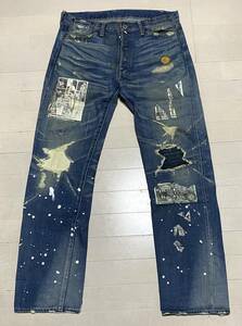 LVC LEVI’S VINTAGE CLOTHING リーバイス 66501-0049 ソニッククラッシュ デニムパンツ W34