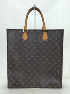 LOUIS VUITTON◆トートバッグ/PVC/BRW/総柄/サック・プラ トートバッグ/M51140