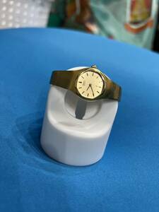 セイコー　金メッキ　腕時計　アナログ　7N1539 レトロ　希少品　ヴィンテージ　SEIKO クォーツ アンティーク 腕時計 時計