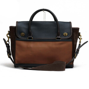 COACH コーチ ビジネスバッグ 70987 LEGACY UTILITY FLAP COMMUTER IN COLORBLOCK LEATHER カラーブロック レザー フラップ コミューター