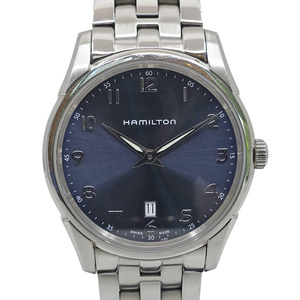 【栄】ハミルトン ジャズマスター シンライン H38511143 SS ブルー クォーツ メンズ 腕時計