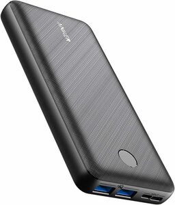 モバイルバッテリー PowerCore Essential 20000 20000mAh USB-C入力ポート PSE技術基準適合 iPhone iPad Android 各種対応 ブラック Anker