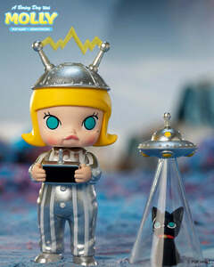 絶版 超入手困難 POPMART Molly ポップマート A Boring Day With Molly Series Secret シークレット版! 抽選確率1/144 モリー Kennyswork