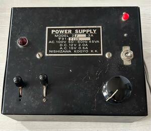 240424A●訳あり●ジャンク品◆NISHIZAWA KOGYO K.K. HOゲージ 鉄道模型 パワーパック【POWER SUPPLY】♪配送方法 おてがる配送宅急便80