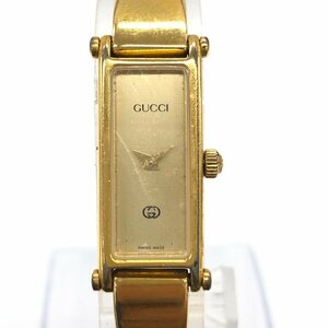 GUCCI グッチ 腕時計 金色 稼働品 2針 1500L 【CDAN1030】