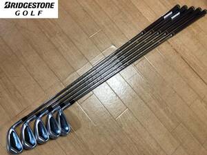 未使用 BRIDGESTONE GOLF(ブリヂストンゴルフ) TOUR B JGR IRON アイアンセット N.S.PRO 850GH スチールシャフト FLEX-S ＃6-9、PW