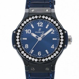 ウブロ HUBLOT ビッグバン セラミック ブルーダイヤモンド 361.CM.7170.LR.1204 ブルー文字盤 新品 腕時計 レディース