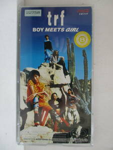CD☆8cm trf BOY MEETS GIRL　レンタル落ち