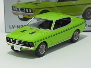 三菱 コルト ギャランGTO MR 70年式（黄緑）LV-N204d【トミーテック社1/64ミニカー】