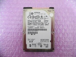 HITACHI (HTS541680J9AT00) 80GB 5400rpm 8M ★ディスク1枚仕様 使用30403時間★