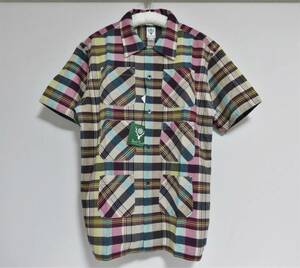 送料無料 新品 South2 West8 S/S 6 Pocket Shirt S マドラスチェック 半袖 シャツ サウスツーウエストエイト S2W8 