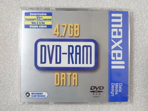 マクセル maxell データ用 DVD-RAM 3倍速 4.7GB　１枚