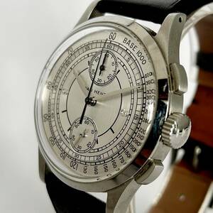 【限定版】Dan Henry ダンヘンリー メンズ腕時計 ドレスクロノグラフ 38mm バトンインデックス文字盤 0497-1937 30m防水 メカクォーツ