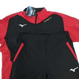 【中古・未使用品】[上下セット] ミズノ モレリア MORELIA ムーブクロス ジャケット パンツ 2XL メンズ MIZUNO サッカー フットサル