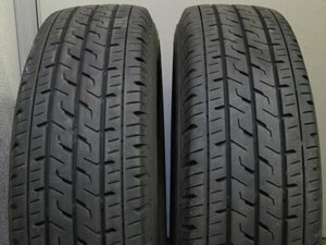 ■USED■2020年製ブリヂストン ECOPIA/エコピア R710 195/80R15 2本セット■ハイエース/キャラバン■