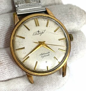 □【ジャンク品】4-9 CITIZEN JET シチズン ジェット Automatic 自動巻 21 石 jewels ベルト破損 本体動作確認済み□埼玉戸田店