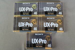 SONY ソニー カセットテープ UX-Pro46 TYPEⅡ(CrO2) ハイポジション 未使用 未開封 5本