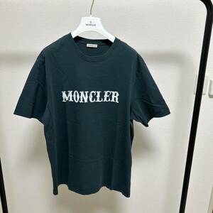【新作】【美品】MONCLER モンクレール　フラグメント　コラボ半袖Tシャツ　グリーン　L