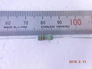 金属被膜抵抗器　　　1Ｗ　1.3K　　±5％　　50個入り　#34