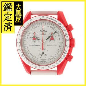 オメガ×スウォッチ　OMEGA×Swatch　ムーンスォッチ SO33R100　バイオセラミック メンズ【460】2148103581922