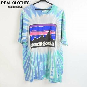 ☆GRATEFUL DEAD/グレイトフルデッド 90s頃 ヴィンテージ Deadagonia プリント タイダイ バンドTシャツ /XL /LPL