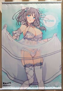 送料350円～ 中古・即決◆雪泉 シノビマスター 閃乱カグラ 描き下ろし B2タペストリー ランジェリーver. 正規品 同梱可能