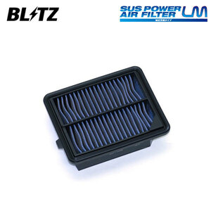 BLITZ ブリッツ サスパワー エアフィルター LM SH-708B アコードハイブリッド CR7 H25.6～H28.5 LFA FF 17220-5K0-A00
