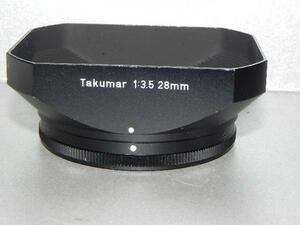 *中古品　asahi takumar 28mm f3.5 レンズフ-ド*