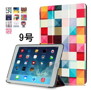 iPad Pro 9.7 ケース ipad pro カバー アイパッドプロ ケース （9.7インチ）手帳型 タブレットPC スタンドタイプ　色絵　デザイン多様