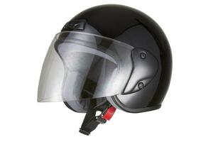 ヘルメット ジェット ブラック SG規格 PSCマーク取得 ワンタッチホルダー バイクパーツセンター