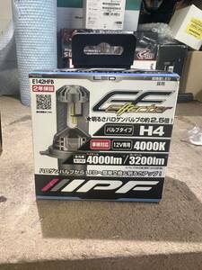 未使用訳あり品！IPF LEDヘッドライトバルブ！H4 E141HFB！※3200LM！4000K！送料無料！