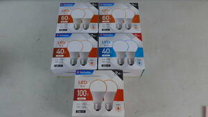 ●BN39 ★ Verbatim　LDA4D-G/LCV3X2 LED電球 2個セット E26　など　計5箱まとめ売り ★ 未使用品