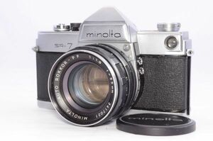 MINOLTA ミノルタ SR-7 フィルムカメラ / Auto Rokkor-PF 55mm F1.8 #E0012306018Y