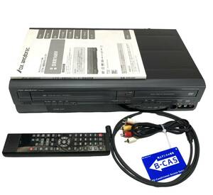 【美品】【ダビングOK！VHS⇒DVD DVD⇒VHS】☆地デジ受信OK ☆メンテナンス済 DXアンテナ DXR160V VHS一体型DVDレコーダー