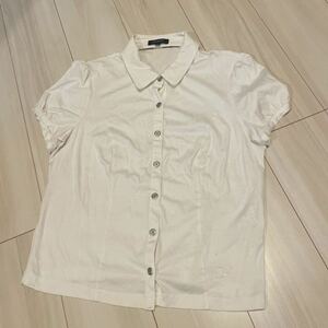 Burberry ホワイト Tシャツ サイズ5 白 半袖シャツ バーバリー 半袖 H