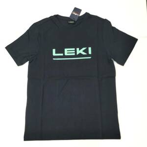 国内未発売の正規輸入・激レアアイテム！　LEKI　Tシャツ　ダークデニム/ミント　L（日本規格ではO相当）バーゲン価格！即決・現品限り　