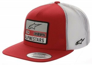 Alpinestars Sponsored Red-White キャップ アルパインスター 帽子