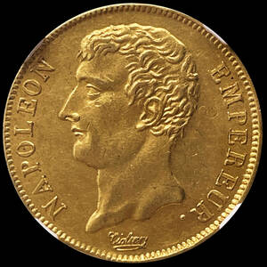 ★レア★ 1803-1804 ナポレオン1世 AU58 AN12 20フラン フランス パリ 皇帝 金貨 世界コイン NGC PCGS 投資 アンティークコイン 無冠