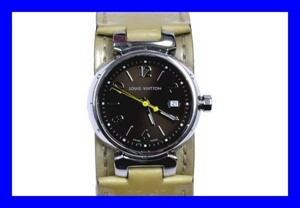●本物美品ヴィトン タンブール レディース腕時計ヴェルニQ1211