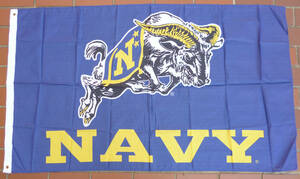 ■NCAA US NAVY 米海軍大学 151cm x 89cm フラッグ 未使用品■