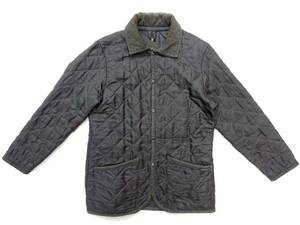 ラベンハム イギリス製 UK ナイロン キルティング パドック ジャケット 灰色 グレー カラー サイズ US36 アウター コート 2ポケット 英国