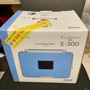 ※10222　EPSON　colorio Me 　E-300　エプソン　カラリオプリンター　通電のみ確認済み　付属品は写真のもののみ